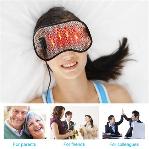 Eye Care Massage Mask Eyepatch Tourmaline Magnetic Therapy Health Protection Anti Fatigue Eye