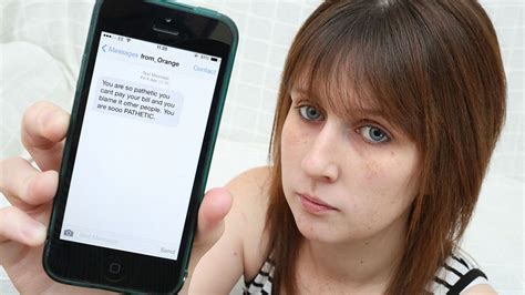 Mobile Phone Giant Orange Call Young Mum Pathetic In Abusive Text