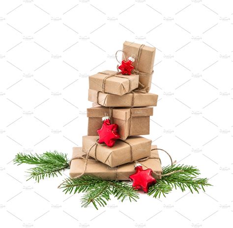 Christmas decoration gift boxes  HighQuality Holiday Stock Photos