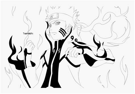 Rasengan Wallpaper Source Naruto Nine Tails Drawing Hd Png Download