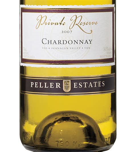 A blend of chardonnay, pinot noir and cabernet franc, this pink sparkler gets a slight sweetness from a healthy tot of ice wine used when blending, resulting in a medium dry style of rosé fizz. Peller Estates Private Reserve Chardonnay 2007 - Expert ...