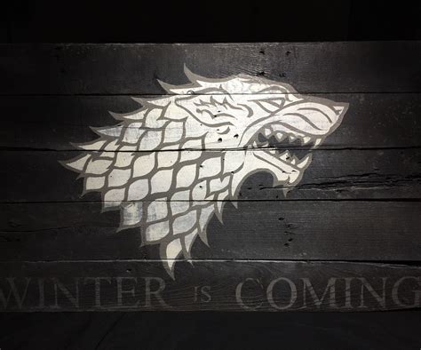 Game Of Thrones Stark Sigil 14 Steps With Pictures Instructables