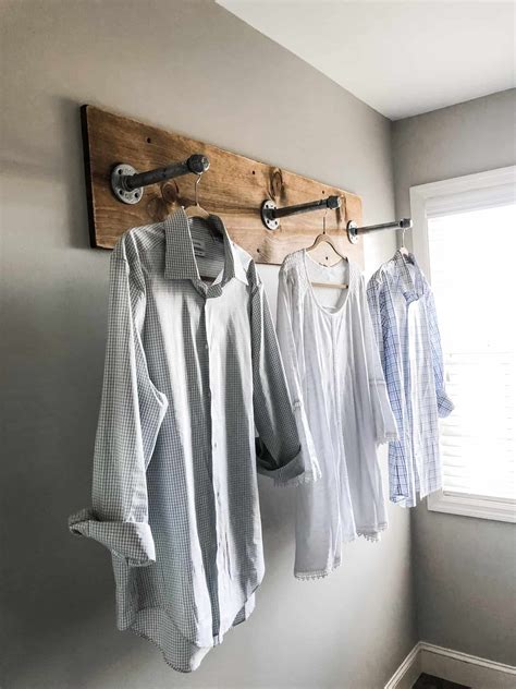 Diy Closet Racks Hang Your Clothes From The Ceilings With