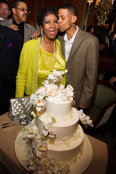 Clarence franklin, edward franklin, kecalf franklin and ted white jr. Aretha Franklin celebrates birthday with Denzel | Daily ...