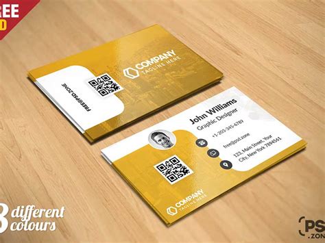Free Business Card Psd Template Graphicslot