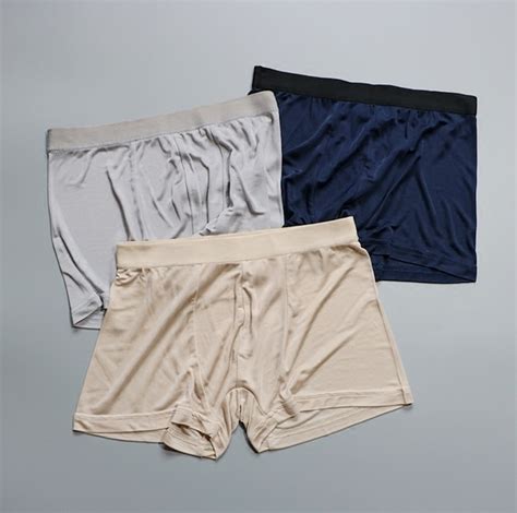 3 Pack Basic Style 50 Silk 50 Viscose Knit Mens Underwear Boxer Size