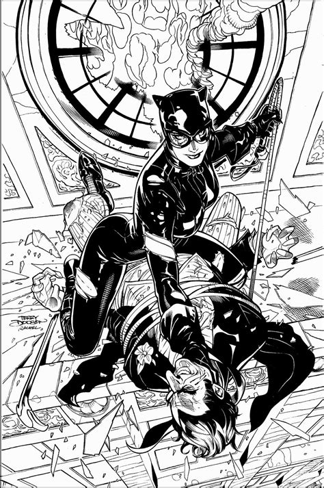 Terry Dodson Catwoman Comic Book Artists Comic Book Characters