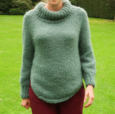 woman sweater knitting pattern turtleneck sweater knit etsy