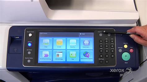 Xerox Copier Control Panel Overview Youtube