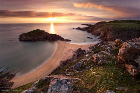 Boyeeghter Bay At Sunset Co Donegal Ireland Stephen Emerson At