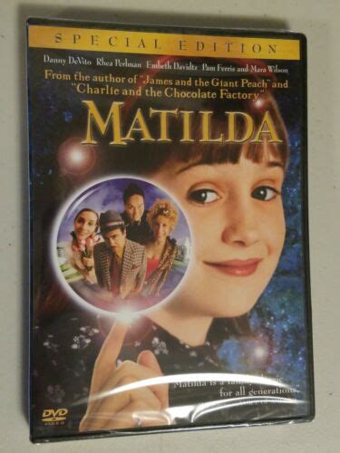 matilda dvd 2005 special edition danny devito rhea perlman mara wilson 43396013537 ebay