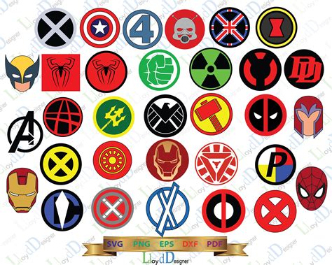 Marvel superhero logo SVG marvel svg Symbol Superheroes svg super hero