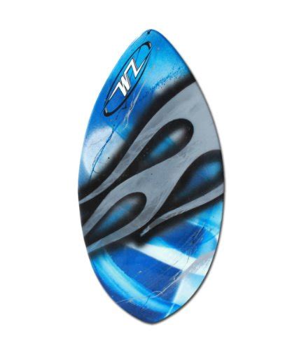 Wave Zone Squirt Fiberglass Skimboard For Beginners Blue