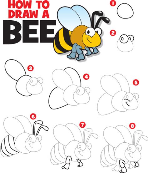 How To Draw A Bee Kid Scoop