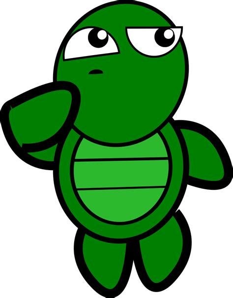 Onlinelabels Clip Art Turtle Thinking