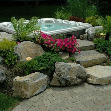 Ideas For Budget Friendly Backyard Escapes Hot Tub Landscaping Hot Tub Backyard Hot Tub Patio