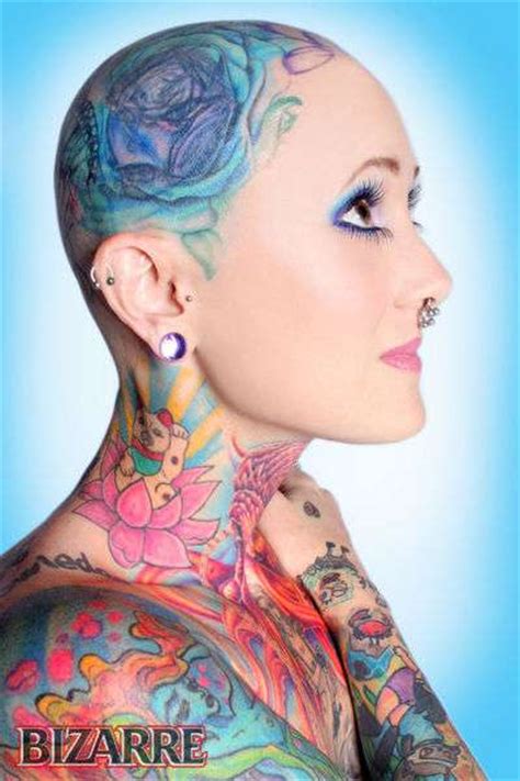 Tattooed Body Scrapbooks Jinxi Boo Is Shocking America With Her Head