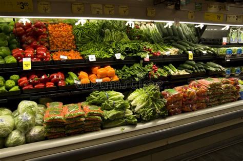 Fresh Vegetables In Grocery Store Stock Image Image Of Shop Market 38178285