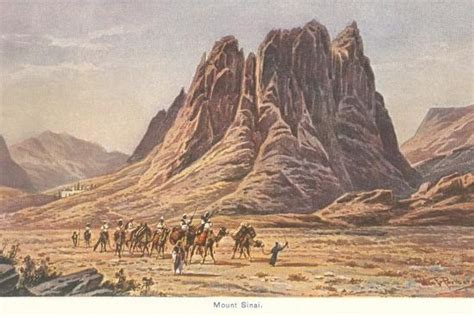 Mt Sinai Israelites Wandering In The Wilderness Art Print