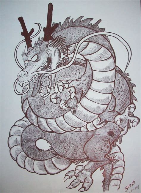 Xiaya reincarnated in the dragon ball universe as a saiyan 12 years before the destruction of planet vegeta. Shenlong | Dragões, Dragão oriental, Desenhos aleatórios