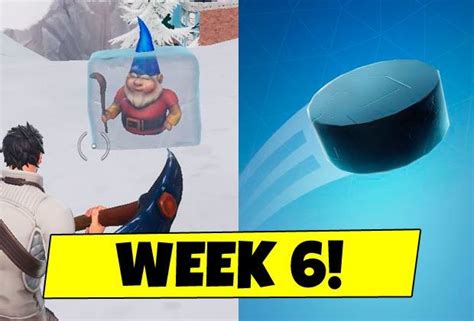 Fortnite Chilly Gnomes Locations Ice Puck Challenge In Week 6 Season 7