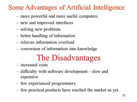 What Are The Advantages And Disadvantages Of Artificial Intelligence