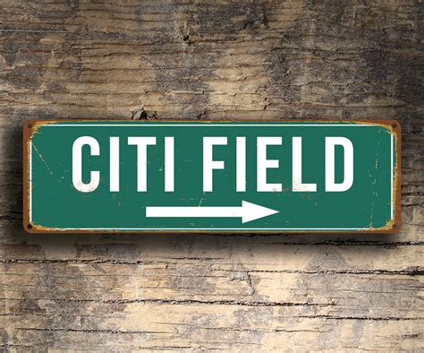 Citi Field Sign Classic Metal Signs