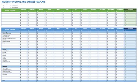 Monthly Expense Report Template Excel Great Cretive Templates