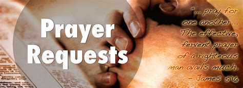 Community Presbyterian Prayer Requests