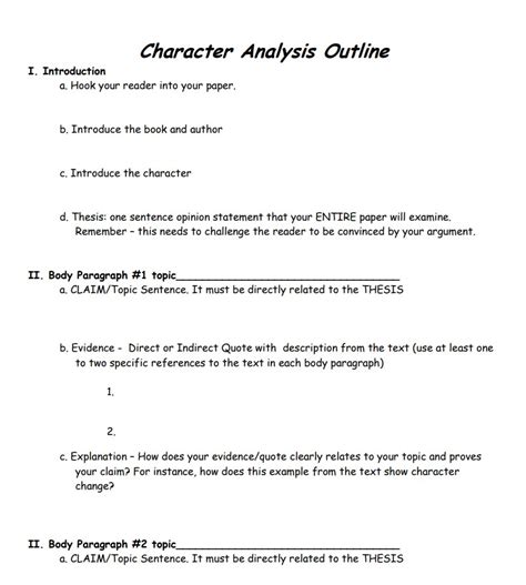 Do they develop by the end of the story? Quickest Way to Learn How To Write a Character Analysis