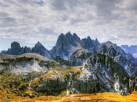 Cadini Di Misurina Alpine Dolomites Mountains In Provincia