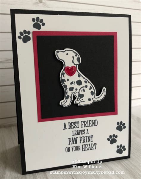 Handmade Dog Sympathy Card Dalmation Black And White With Red
