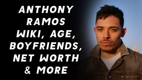 Anthony Ramos Wiki Age Boyfriends Net Worth And More