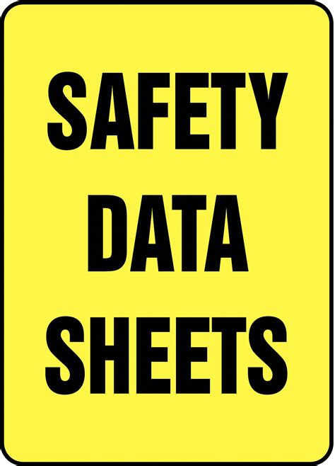 Safety Data Sheets Safety Sign 38w968mchm517vp Grainger