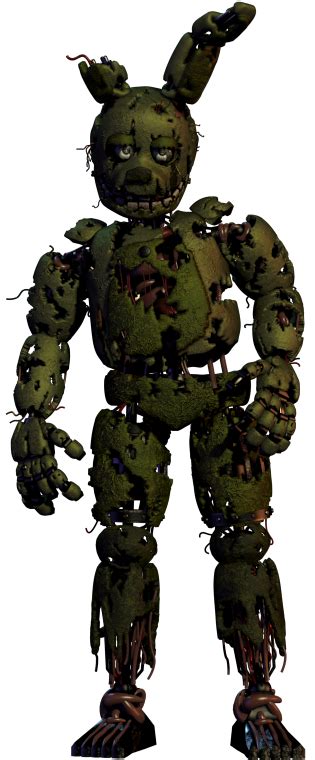 Fnaf 3 Springtrap Minecraft Skin