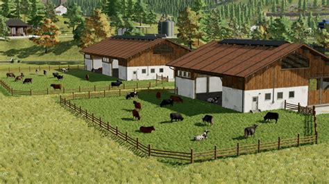 FS22 Animals Placeables Pack v 1 0 Placeable Objects Mod für Farming
