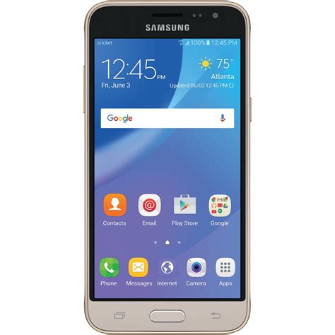 Cricket Wireless Samsung Galaxy Sol 8gb Prepaid Smartphone Gold