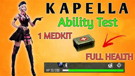 Kapella Character Ability Full Details In Free Fire Kapella Ability