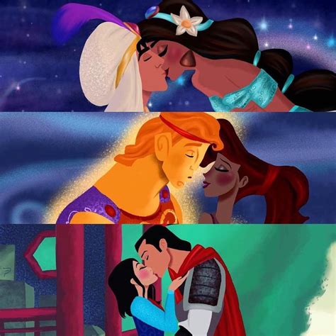 Illustrationsbydil On Instagram “another Set Of Kisses Disney Princess Fan Art Disney