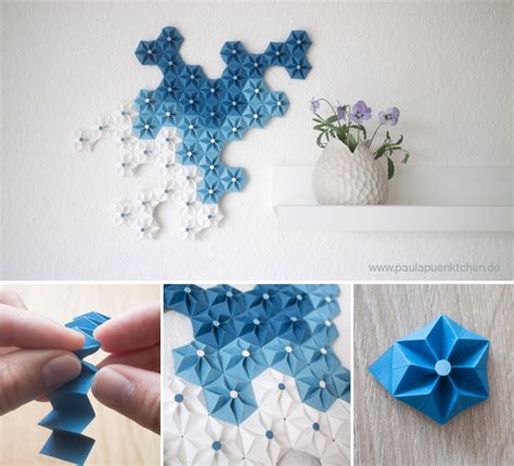 Image Result For Origami Walls Origami Blume Papierdekoration