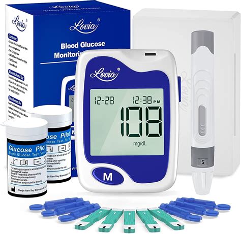 Blood Glucose Monitor Kit Lovia Diabetes Testing Qatar Ubuy