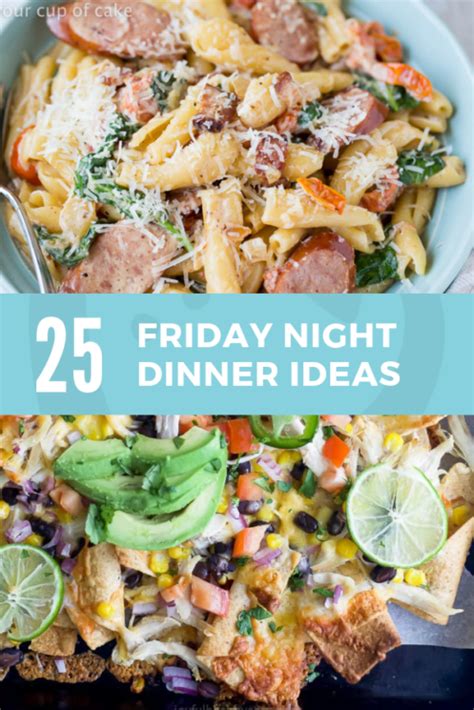 Why venture out this valentine's day when you can plan the perfect date night at home? 25 Fun and Easy Friday Night Dinners (That Aren't Pizza ...
