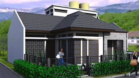 model rumah sederhana  kampung  desain rumah minimalis