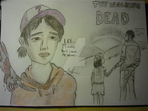 Clementine Und Lee The Walking Dead By Dierashart On Deviantart