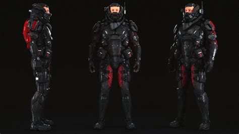 Artstation Pathfinder Armor Mass Effect Andromeda Anton Krasko