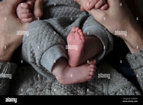 Holding Cute Baby Feet Hi Res Stock Photography And Images Alamy