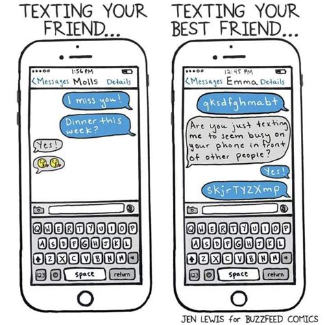texting bestie via buzzfeed comics friends quotes funny funny texts jokes funny best friend