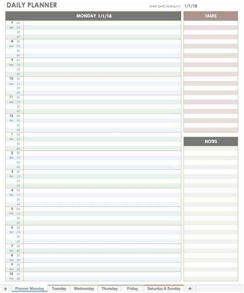 Daily Schedule Template Printable Fresh Free Printable Daily Calendar