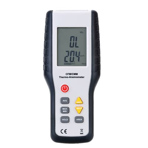 High Sensitive Anemometer Lcd Cfmcmm Display Wind Speed Anemograph