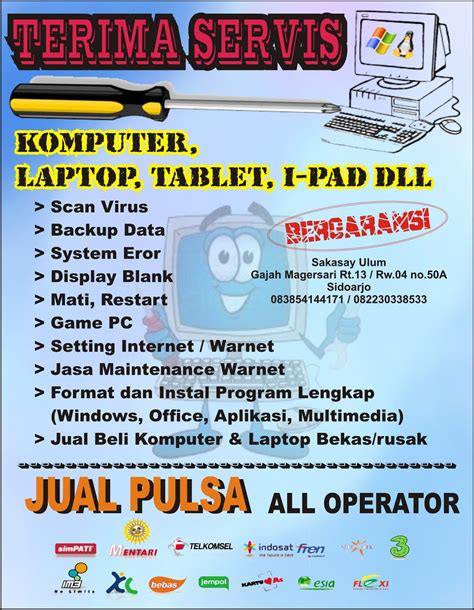 Pasar Grosir Nusantara Jasa Servis Laptop